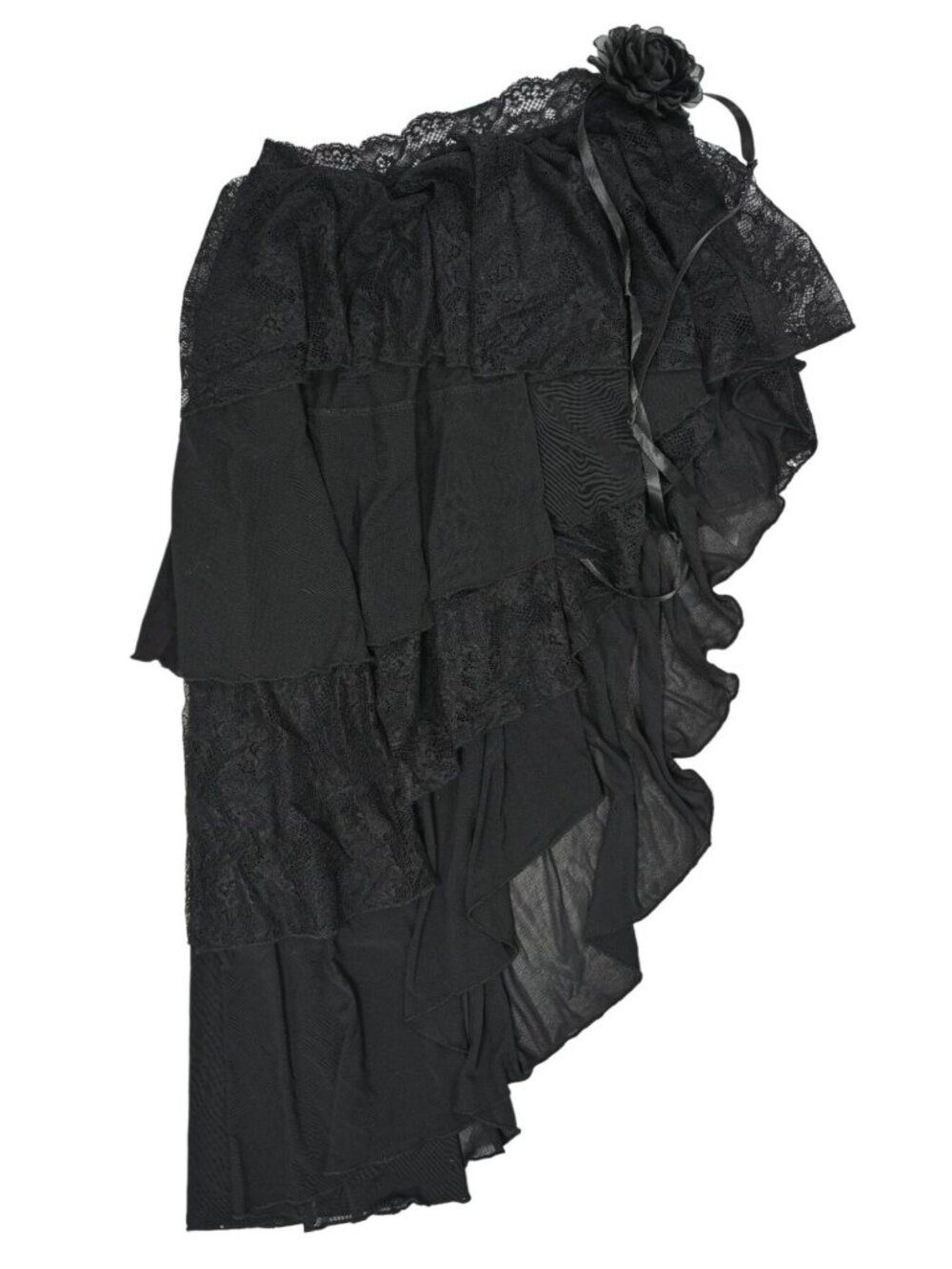 Dolls Kill Widow Mesh Lace Midi in Black